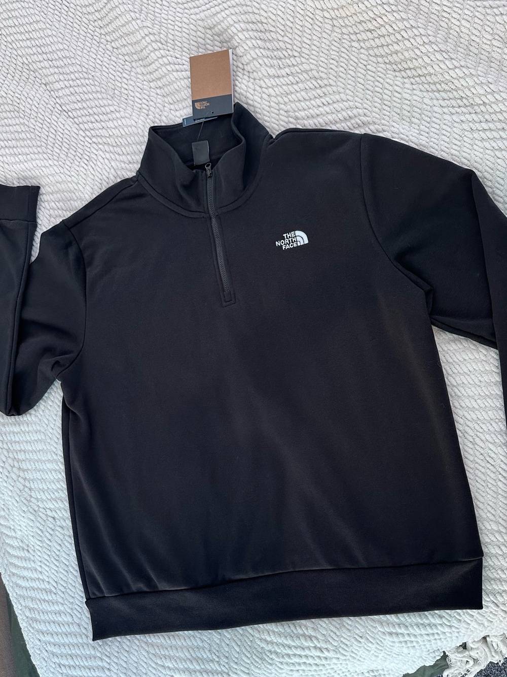 The North Face Men’s Black Half-Zip Pullover Sweater